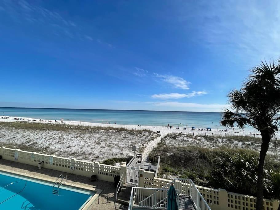 Вилла Beautiful 2Bd Right On The Beach In Okaloosa Island Форт Уолтон Бич Экстерьер фото