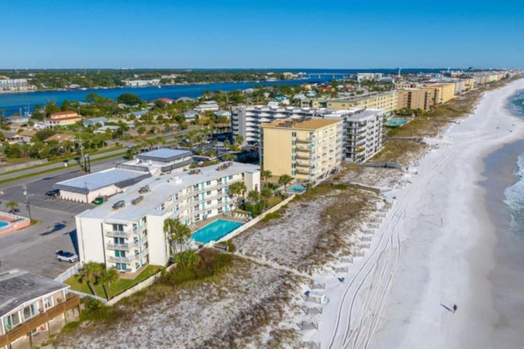 Вилла Beautiful 2Bd Right On The Beach In Okaloosa Island Форт Уолтон Бич Экстерьер фото