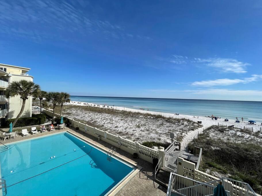 Вилла Beautiful 2Bd Right On The Beach In Okaloosa Island Форт Уолтон Бич Экстерьер фото